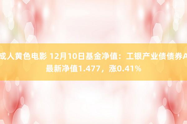 成人黄色电影 12月10日基金净值：工银产业债债券A最新净值1.477，涨0.41%